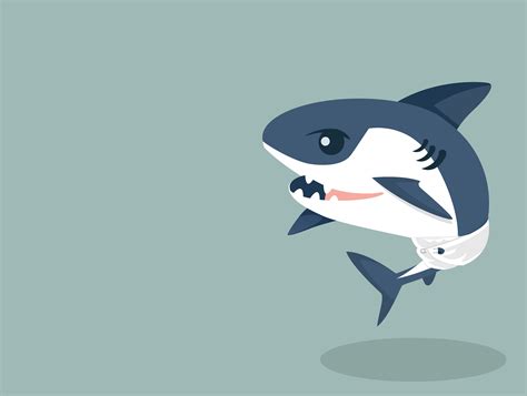 Cartoon baby shark 1735301 Vector Art at Vecteezy