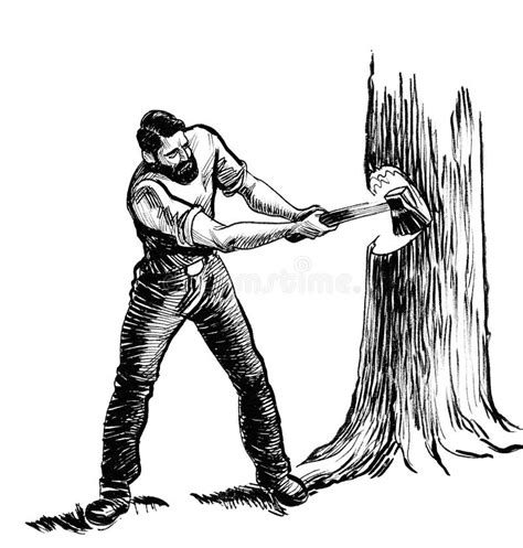 Canadian Lumberjack Stock Illustration Illustration Of Illustartion