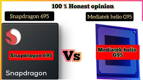 Snapdragon 695 Vs Mediatek Helio G95 YouTube