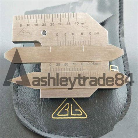 Kh 45b Welding Gauge Weld Bead Height Welding Seam Gap Ruler Gage Dual