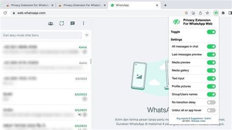 Cara Blur Whatsapp Web Di Komputer Agar Tak Diintip Bisa Gunakan