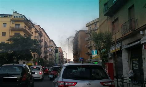 Incendio Viale Repubblica Cosenza