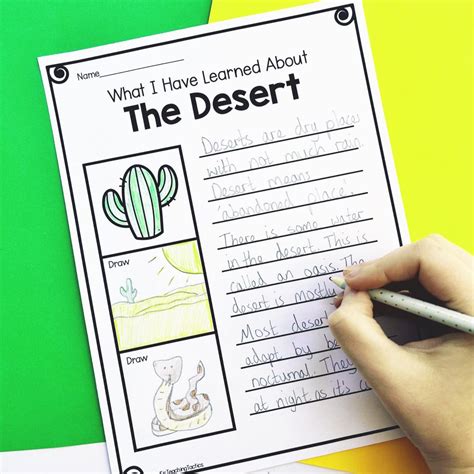 Third Grade Informational Writing Prompts And Worksheets Non Fiction