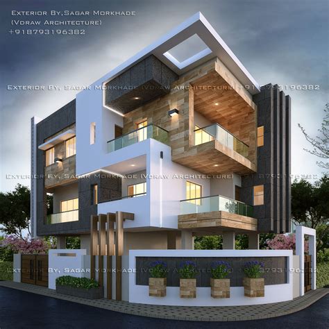 Modern Bungalow Exterior Design - TRENDECORS