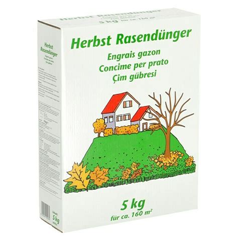 Herbstrasendünger 5 kg Max Anwendungsfläche 160 m² BAUHAUS