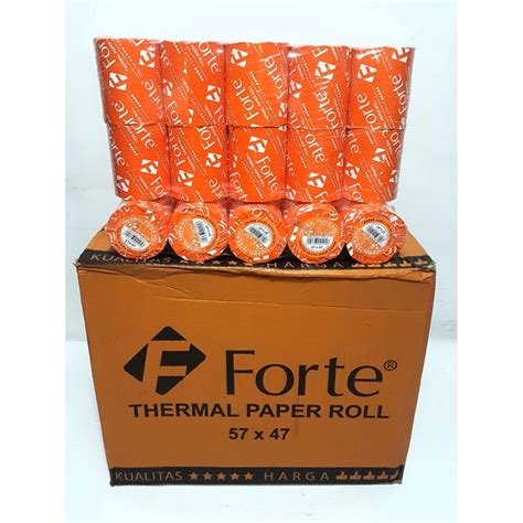 Jual Harga Grosir 1karton 120 Roll Kertas Kasir Paper Thermal FORTE