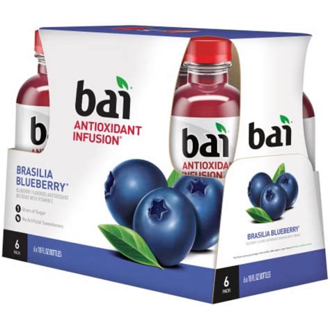 Bai Antioxidant Infused Brasilia Blueberry Flavored Bottled Water 6