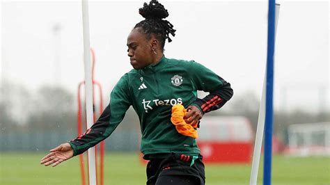 Man Utd Women Train Ahead Of Facing Manchester City In The WSL