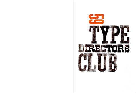 Type Directors Club In S Atienza