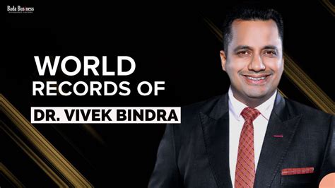 How Dr Vivek Bindra Made 12 World Records Including 9 Guinness World