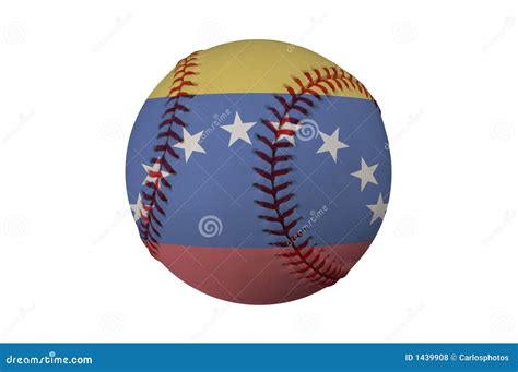 Baseball With The Flag Of Venezuela Stock Illustration - Illustration ...