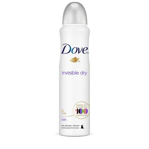 Desodorante Dove Aerosol Invisible Dry 170g Leocosmeticos