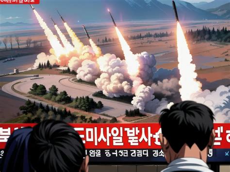 Nordkorea Feuert Zahlreiche Raketen Auf S Dkorea Ab