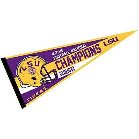 College Flags And Banners Co Lsu Tigers 4 Time Football National