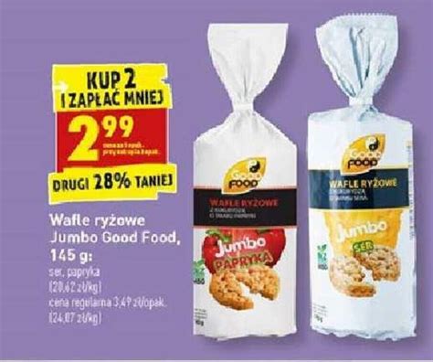 Promocja Wafle Ry Owe Jumbo G W Biedronka