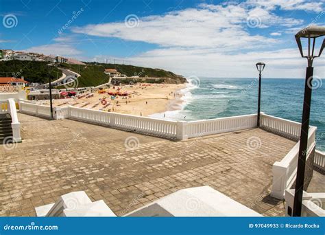 SaoPedro De Moel Strand I Sao Pedro De Moel Portugal Redaktionell