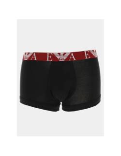 Pack 3 Boxers Trunck Tricolore Noir Homme Emporio Armani Wimod