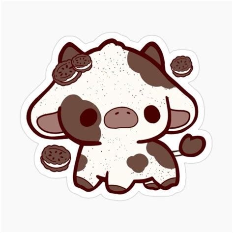 Oreo Cow🍪 In 2024 Cow Drawing Cute Animal Drawings Cute Cartoon