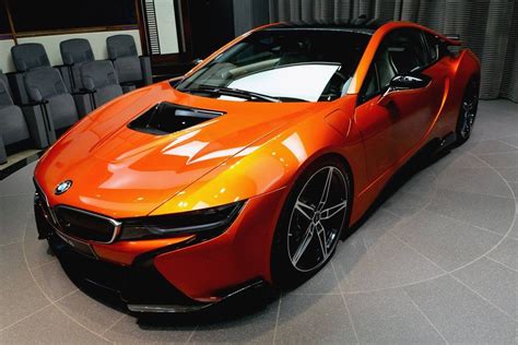 Bmw I8 In Lava Orange And Tuned By Ac Schnitzer Bmw I8 Bmw Bmw I