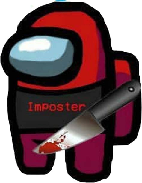 Amongus Amongusred Impostor Sticker By Lunaarecliipse