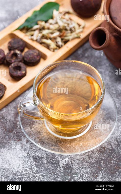 Different Pressed Chinese Pu Erh Tea Stock Photo Alamy