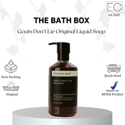 Jual The Bath Box Goats Dont Lie Original 300ml500ml Shopee Indonesia