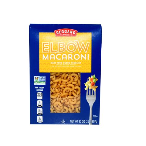 Reggano Elbow Macaroni 32 Oz Bengal Seafoods