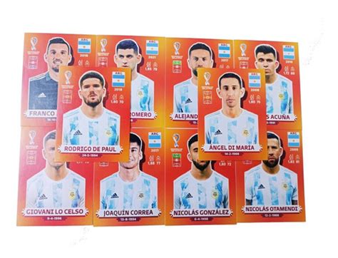 14 Figuritas De Seleccion Argentina Mundial Qatar 2022 En Capital