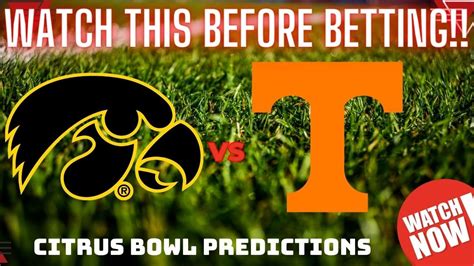 Citrus Bowl Betting Preview Iowa Hawkeyes Vs Tennessee Volunteers