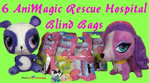 6 Animagic Rescue Hospital Collectables Blind Bags Opening Unboxing