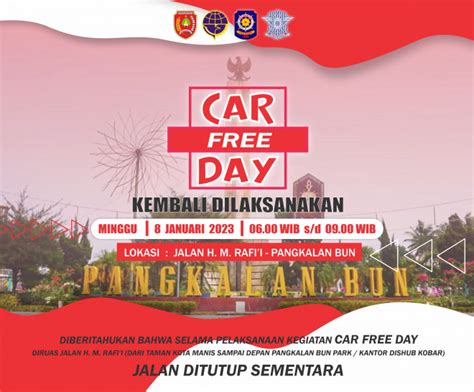 Mulai Minggu Januari Car Free Day Di Pangkalan Bun Akan Kembali