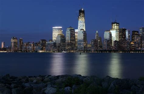 New York sunset skyline stock photo. Image of buildings - 25892086