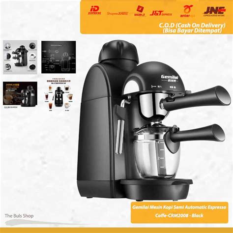 Jual Mesin Kopi Gemilai Semi Automatic Espresso Machine Ml Crm