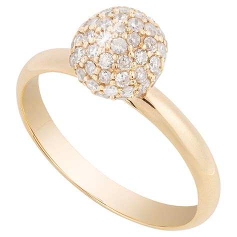 Customizable K Yellow Gold And Diamond Nest Ring For Sale At Stdibs