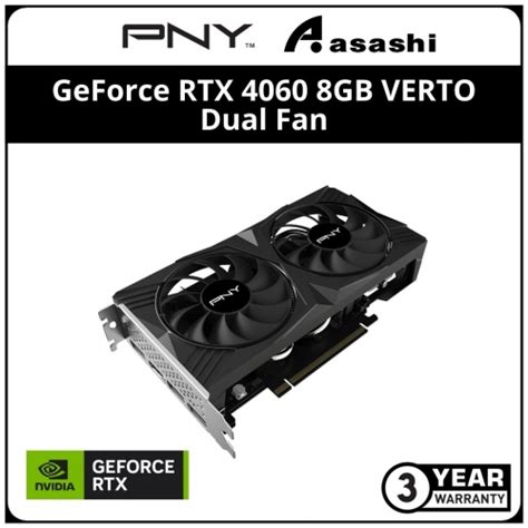 Pny Geforce Rtx Gb Verto Dual Fan Graphic Card Vcg Dfxpb