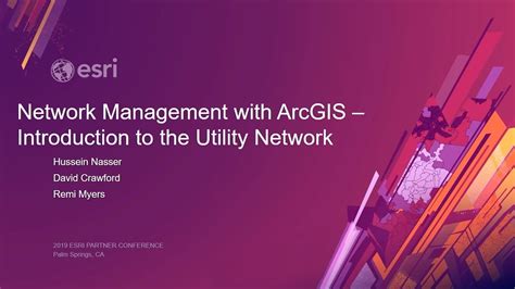 Network Management With Arcgis Introduction To The Utility Network