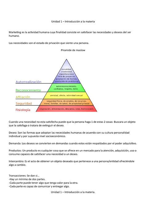 Unidad 1 Introducción a la materia Unidad 1 Introducción a la