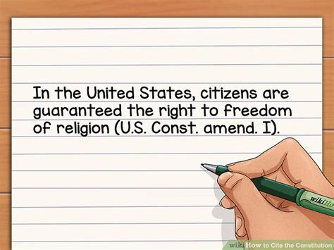 3 Ways To Cite The Constitution Wikihow