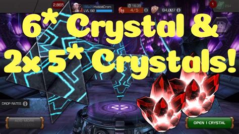 6 Crystal Opening And 2x Basic 5 Crystals Marvel Contest Of Champions Youtube