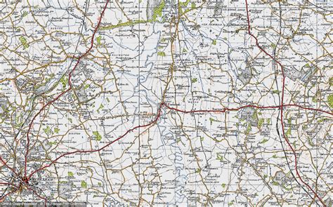 Historic Ordnance Survey Map of Farndon, 1947