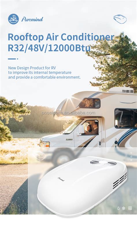 Gree 48v Rooftop Rv Truck Parking Air Conditioner Caravan Camper