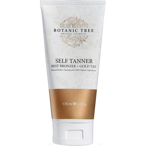 Botanic Tree Self Tanner Sunless Tanner Organic And Natural Sunless