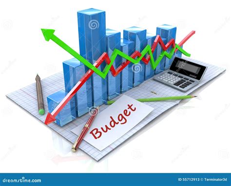 Bedrijfsanalyse Berekening Van De Begroting Stock Illustratie Illustration Of Zaken Gegevens