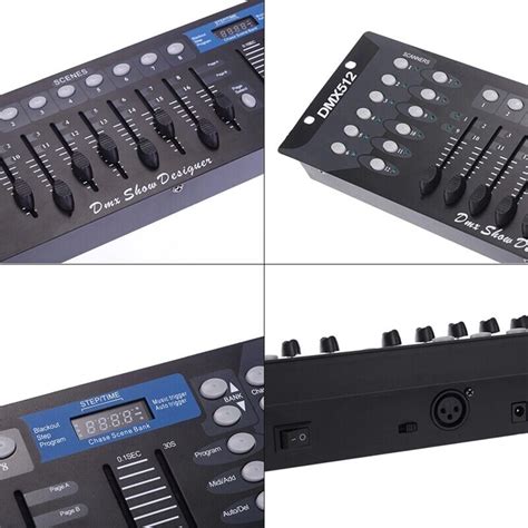 2X 192 DMX Controller BüHnenbeleuchtung DJ Equipment DMX Konsole für