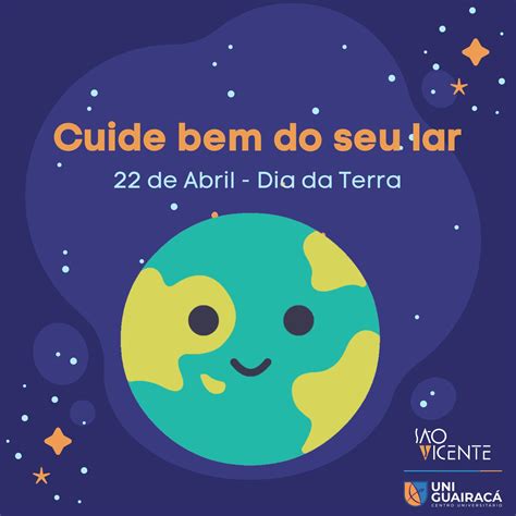 22 De Abril é Dia Da Terra Faculdade São Vicente