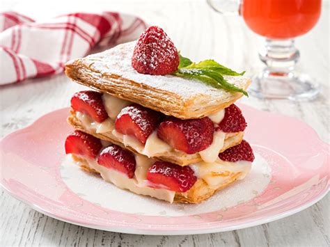 Millefeuille La Fraise Recette De Millefeuille La Fraise