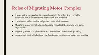 Migrating motor complex | PPT