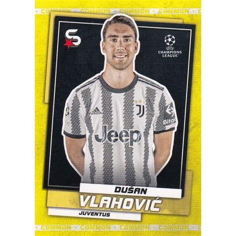 Trading Cards Du An Vlahovi Common Juventus Topps Superstars