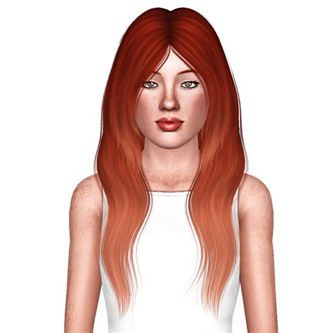 Newsea`s Ivory Tower Hairstyle Retextured By July Kapo Sims 3 Hairs