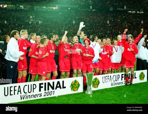 Football Westfalenstadion Dortmund Germany 16 5 2001 UEFA Cup Season